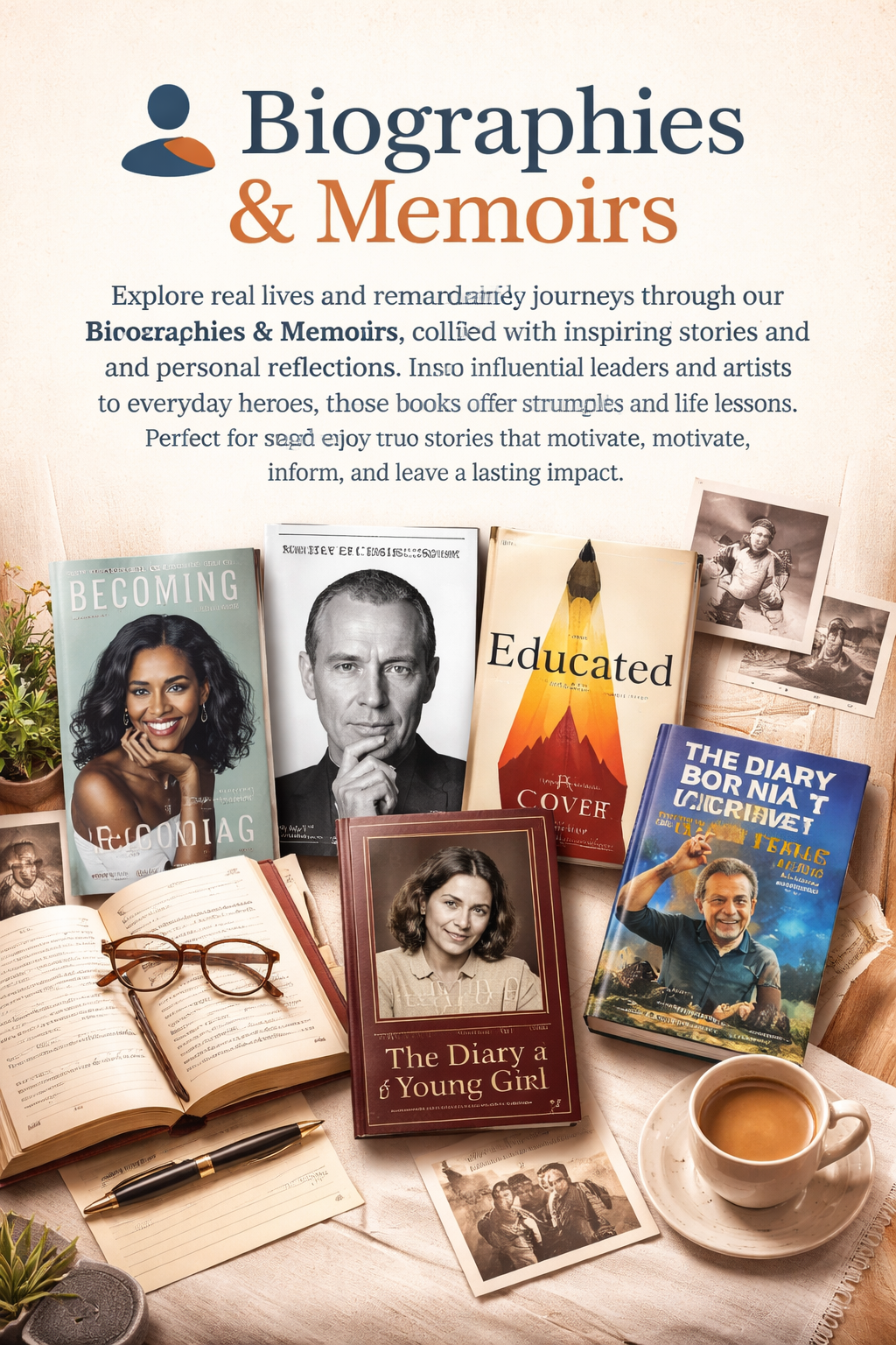 biographies and memoirs of inspiring personalities