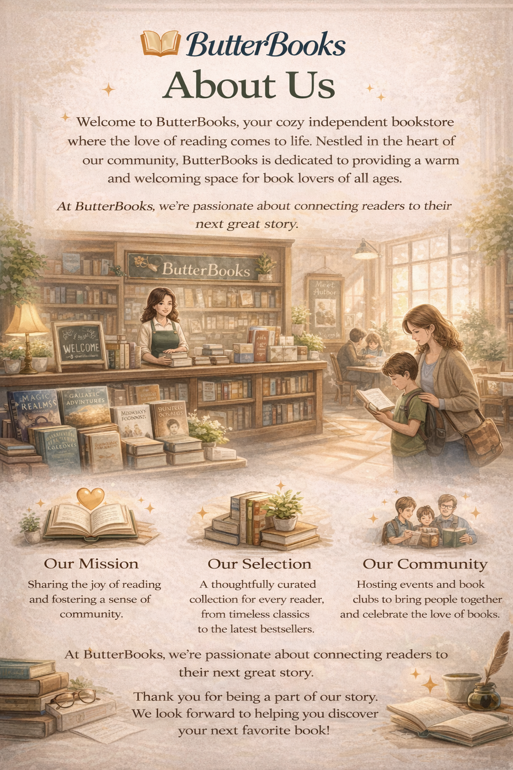 About ButterBooks online bookstore