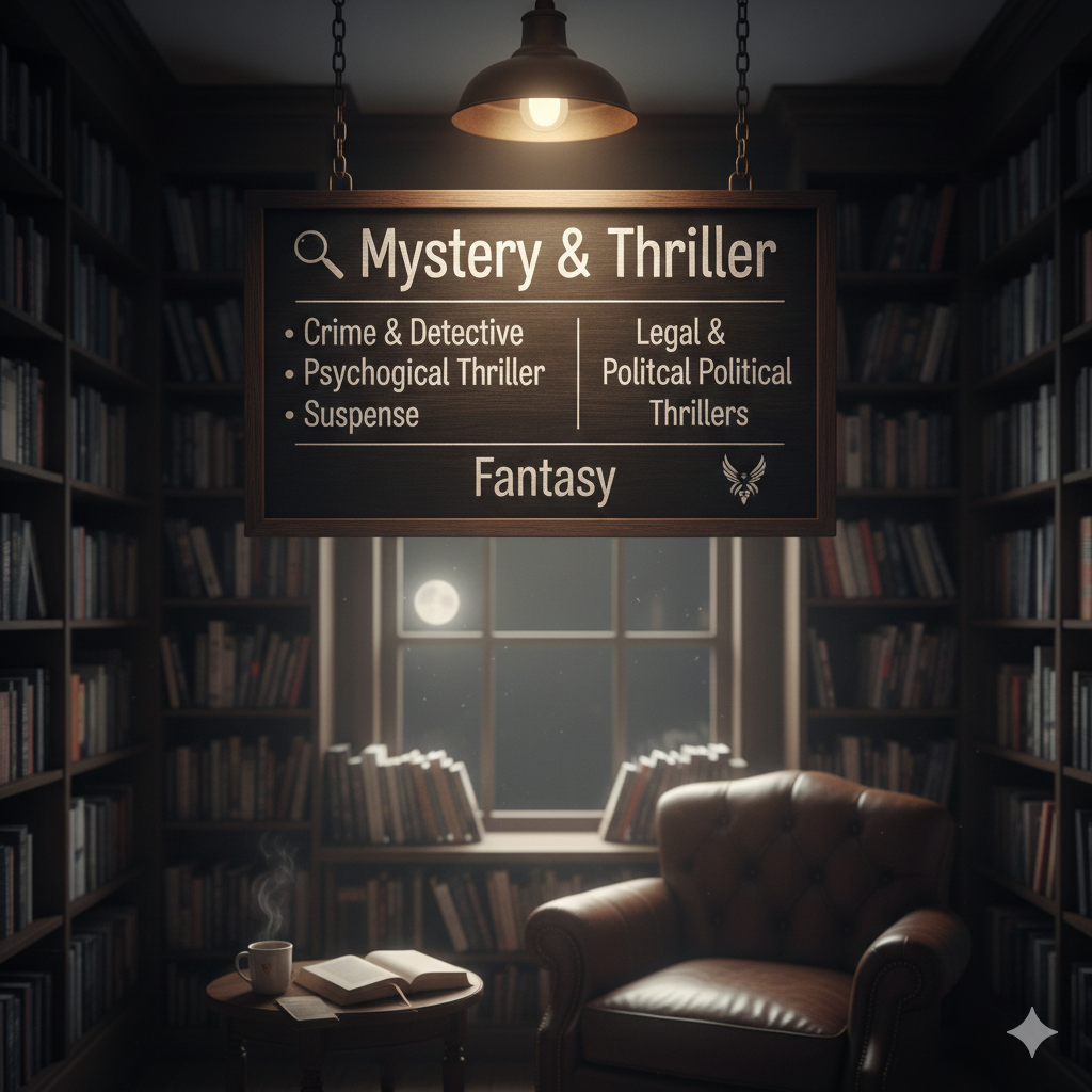 mystery and thriller books in online bookshop